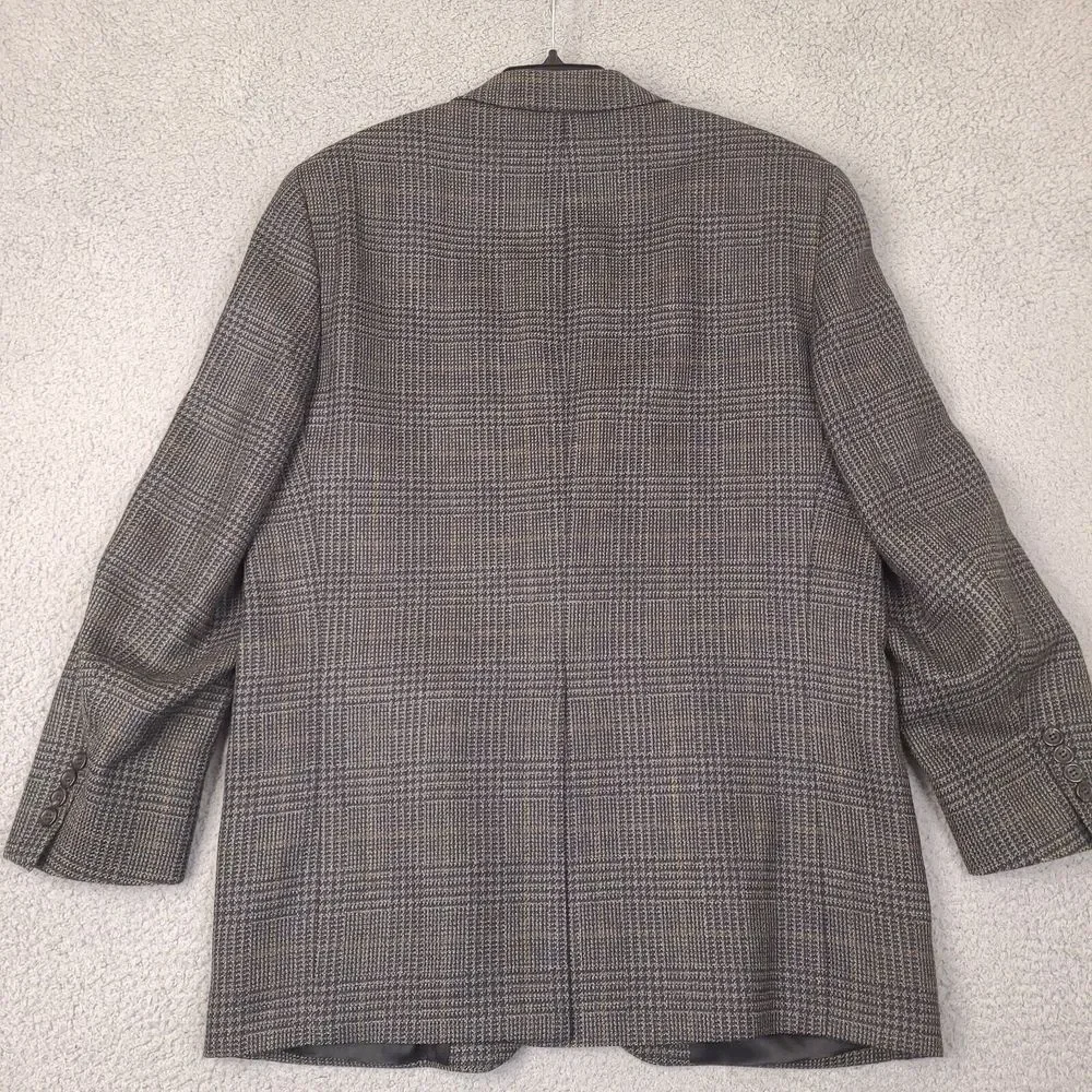CHAPS Ralph Lauren Blazer‎ Mens 41R Multicolor Plaid Wool For Rogers Mens Store